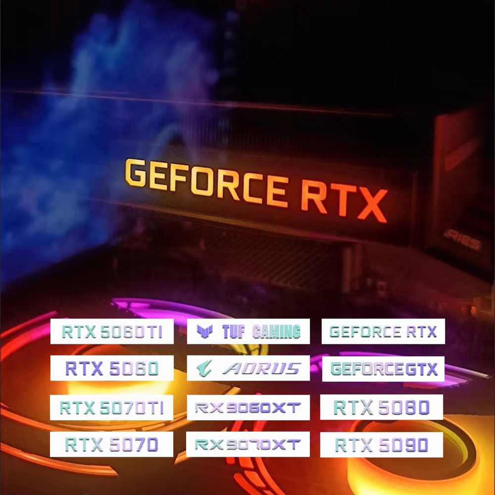 Pc Gaming Rog - PC GPU ARGB Lighting Panel White