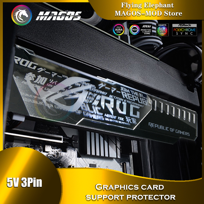 GPU Holder ARGB Silver Mirror  - Pc Gaming Lian Li review and price