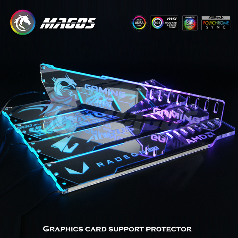 GPU Holder ARGB Silver Mirror  - Pc Gaming Lian Li review and price