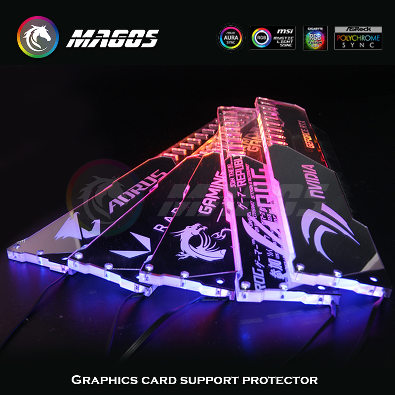 GPU Holder ARGB Silver Mirror  - Pc Gaming Lian Li review and price