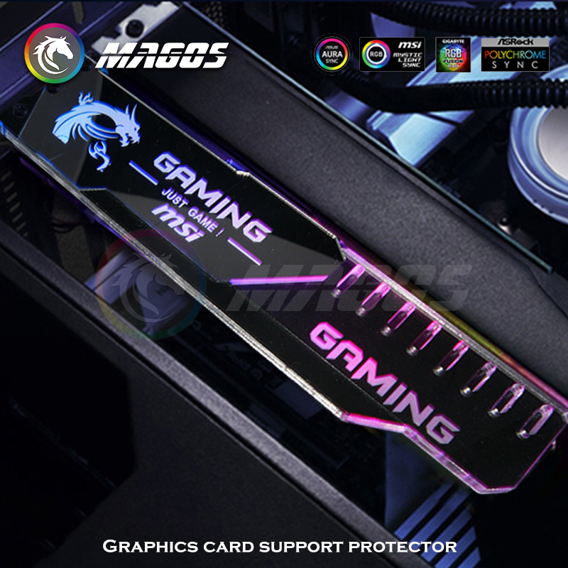 GPU Holder ARGB Silver Mirror  - Pc Gaming Lian Li review and price