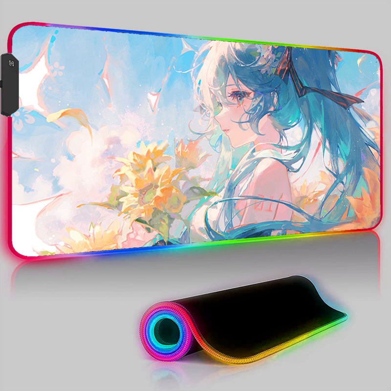 Kawaii Pink HD Mouse Pad RGB P - Pc Gaming Hatsune Miku review and price