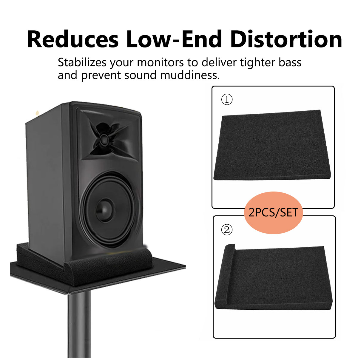 Studio Monitor Isolation Pads  - Monitor Stand review and price