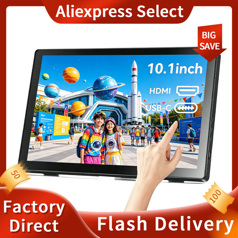 Small Touchscreen Monitor 10.1 - Pc Gaming On Mobile review and price