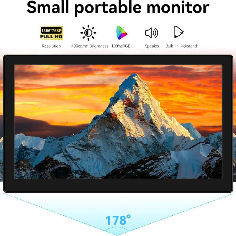Small Touchscreen Monitor 10.1 - Pc Gaming On Mobile review and price