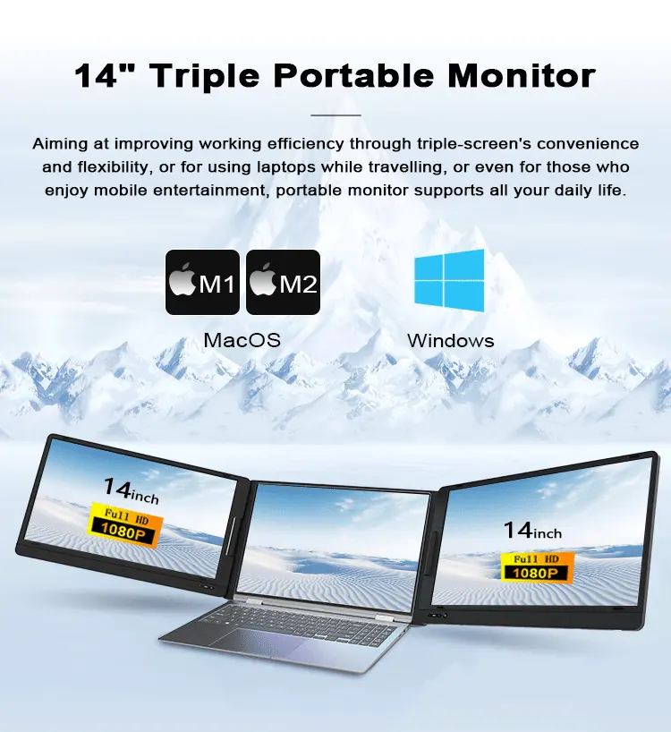 Professional Triple Portable M - Monitor Stand review and price