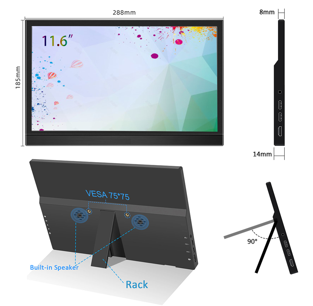 11.6-inch portable monitor sup - Pc Gaming On Mobile review and price