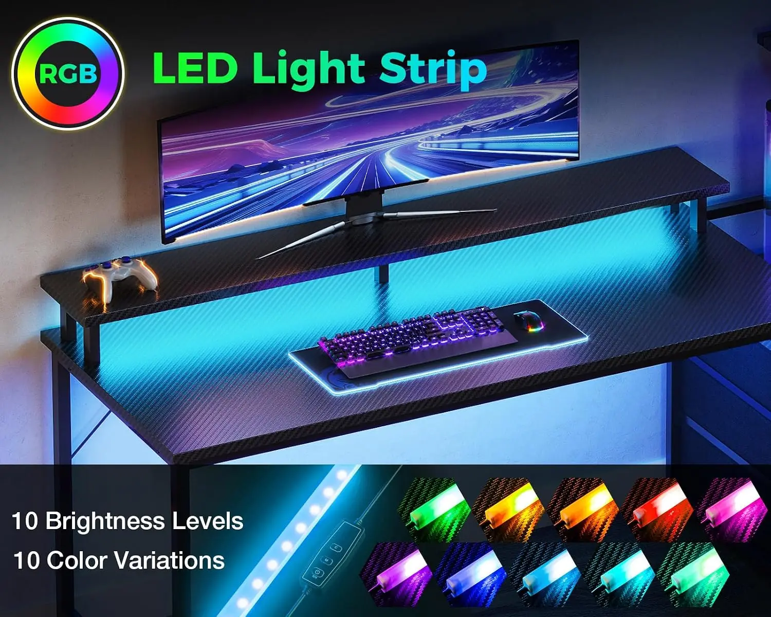 Gaming Desk w/PC Showcase Stan - Pc Gaming Lian Li review and price