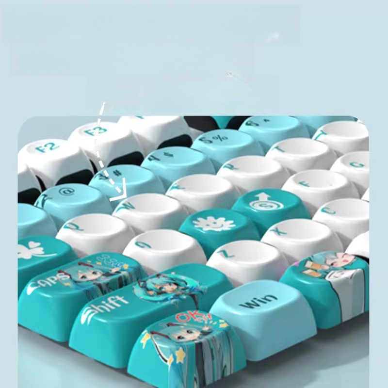 Anime Mechanical Keyboard Keyc - Pc Gaming Hatsune Miku review and price