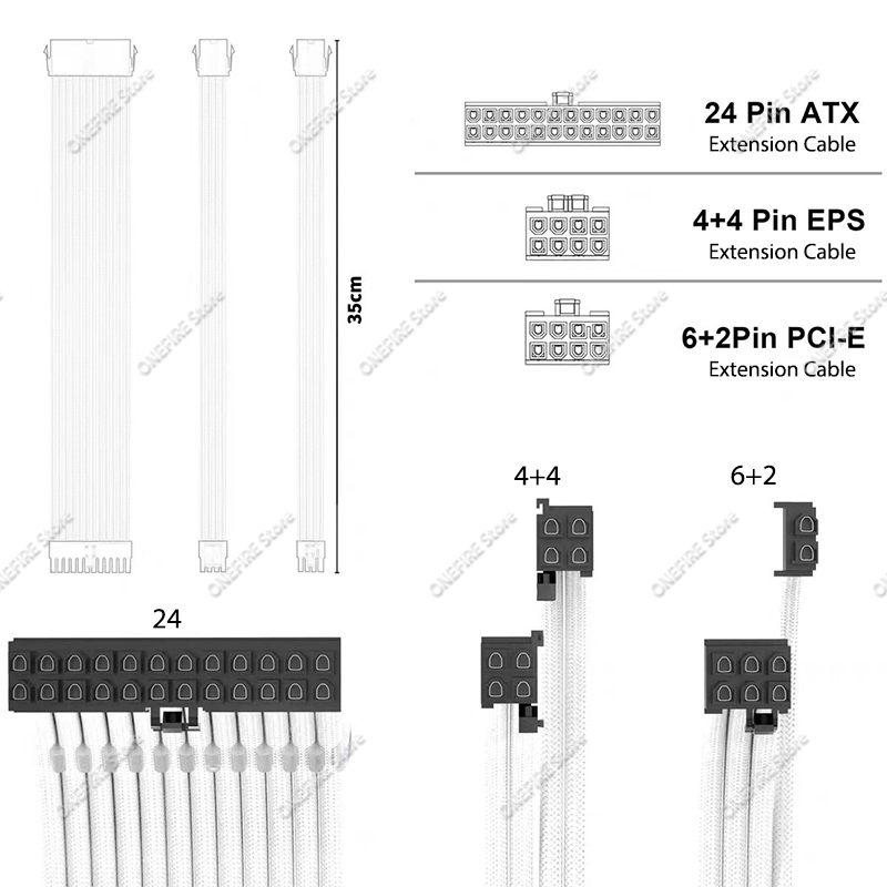 PSU Extension Cable Motherboar - Pc Gaming Lian Li review and price