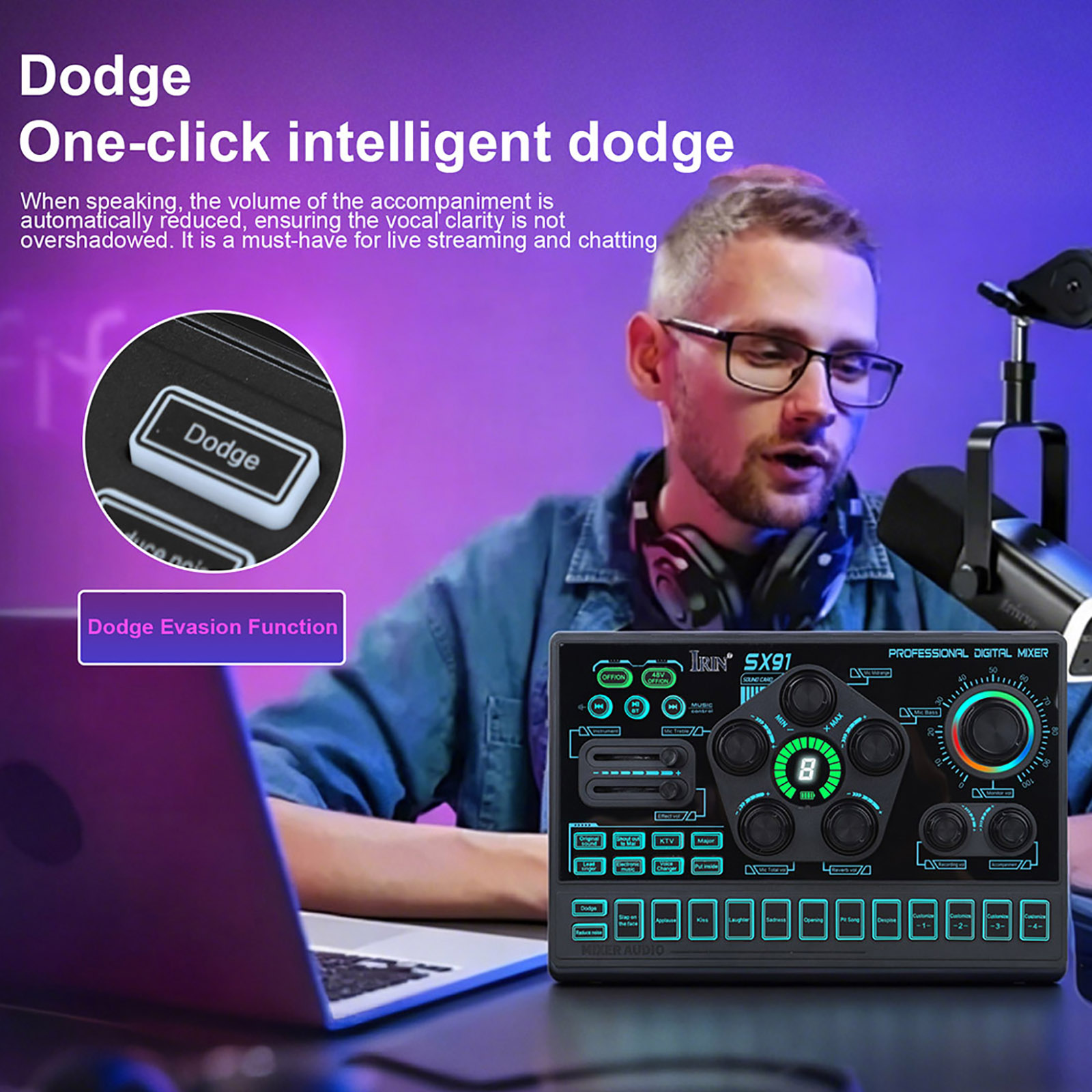 Audio Studio Kit: USB RGB 1V2  - Pc Gaming On Mobile review and price