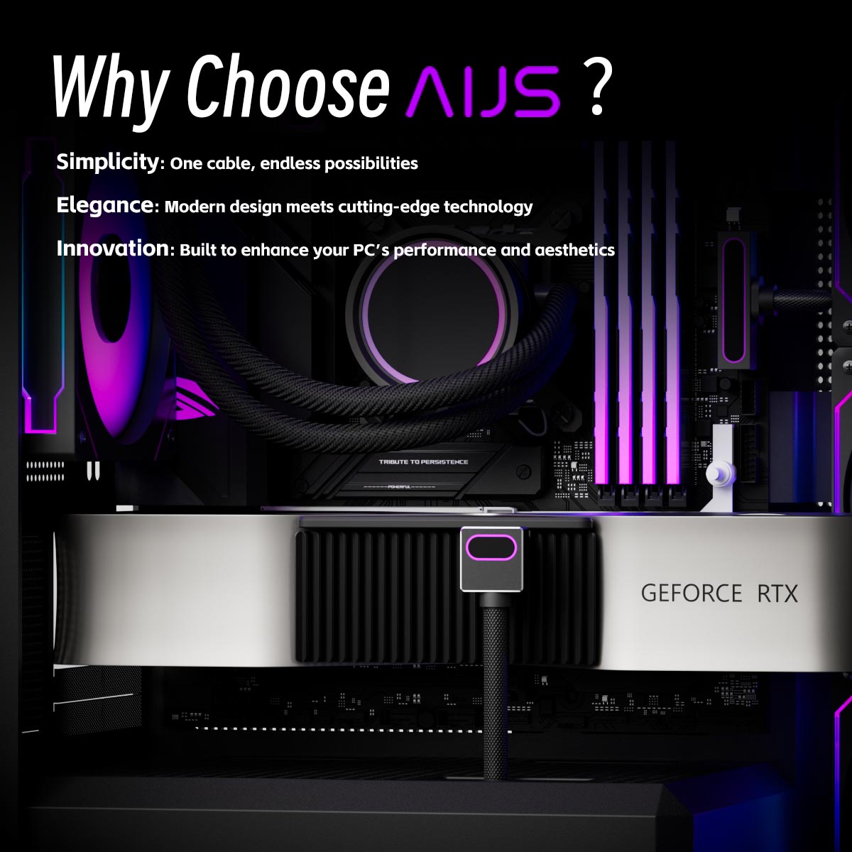 AIJS 12VHPWR ARGB GPU16PIN Mod - Pc Gaming Lian Li review and price