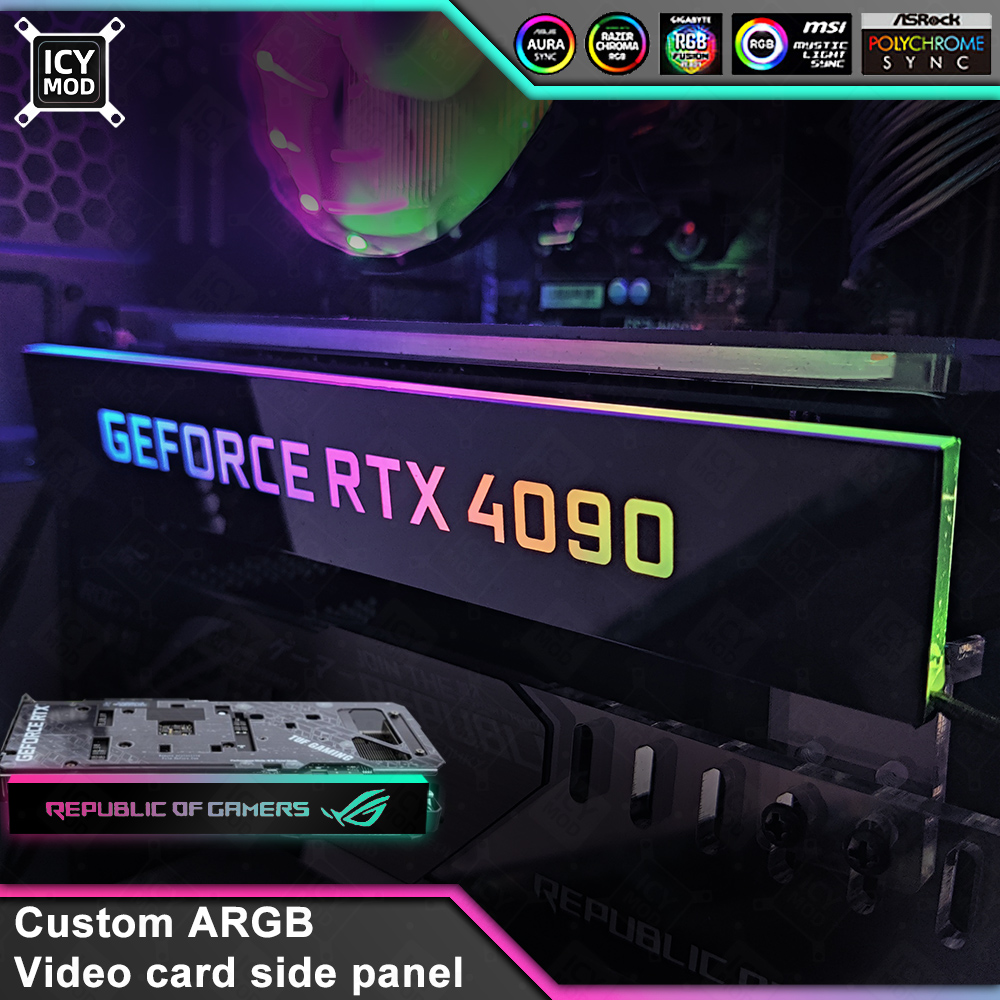 Video Card Decoration A-RGB VG - Pc Gaming Lian Li review and price
