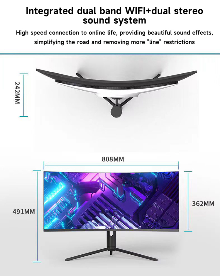 34 Inch 4K Curved Screen Deskt - Pc Gaming Core I5 review and price